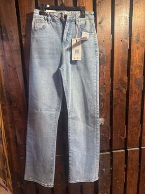 Katch Me Wide Leg Jeans Light Wash